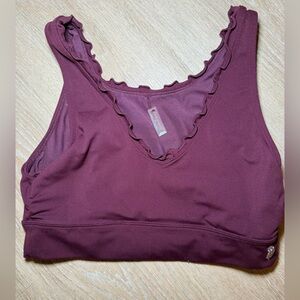 Free People Movement Women's Maroon Sports Bra